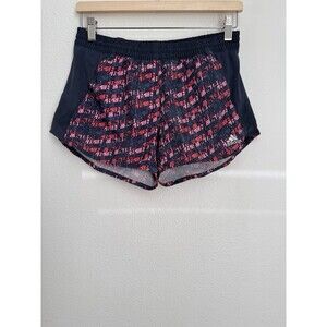 Adidas shorts women’s size Small Climalite Athlete Spell Out Gray Red Pink Cute
